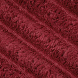 Coperte da Pile 6 pcs Rosso Bordeaux 270 x 240 cm Panno