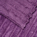 Coperte da Pile 6 pcs Viola 150 x 130 cm Panno