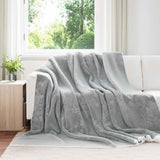 Coperta Grigio 240 x 270 cm Panno