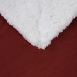 Coperta Rosso Bordeaux 130 x 150 cm Panno