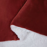 Coperta Rosso Bordeaux 150 x 200 cm Panno