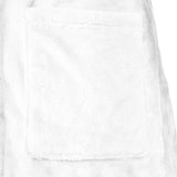 Accappatoio con Cappuccio Bianco m Flanella