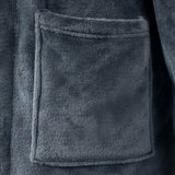 Accappatoio senza Cappuccio Blu navy xxl Flanella