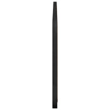 Testiera con testiera Nero 180 x 55 x 3 cm Rattan