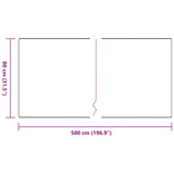 Runner in Moquette Grigio scuro 80 x 500 cm 100% Polipropilene