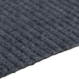 Runner in Moquette Grigio 80 x 250 cm Tessuto