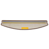 Tappetini per scale autoadesivi 15 pcs Marrone 65 x 21 x 4 cm