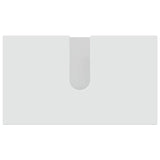 Set di mobili per il bagno con porta 2 pcs Bianco Lucido