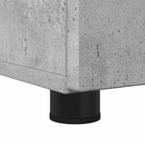 Set di mobili per il bagno con porta 3 pcs Grigio cemento
