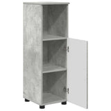 Set di mobili per il bagno con porta 3 pcs Grigio cemento