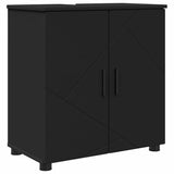 Set di mobili per il bagno Montaggio a parete 4 pcs Nero