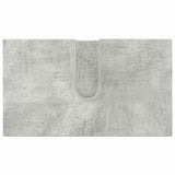 Set di mobili per il bagno con porta 4 pcs Grigio cemento