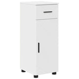 Set di mobili per il bagno con cassetto con porta 4 pcs Bianco