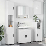 Set di mobili per il bagno Montaggio a parete 5 pcs Bianco