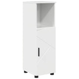 Set di mobili per il bagno con porta 5 pcs Bianco Lucido