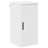 Set di mobili per il bagno con porta 5 pcs Bianco Lucido