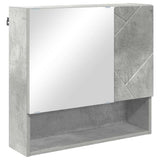 Set di mobili per il bagno con cassetto 5 pcs Grigio cemento