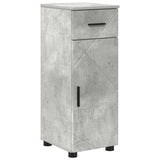 Set di mobili per il bagno con cassetto 5 pcs Grigio cemento