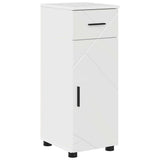 Set di mobili per il bagno con cassetto 5 pcs Bianco Lucido