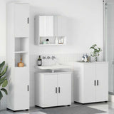 Set di mobili per il bagno Montaggio a parete 4 pcs Bianco