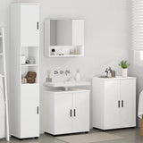 Set di mobili per il bagno Montaggio a parete 4 pcs Bianco