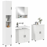 Set di mobili per il bagno Montaggio a parete 4 pcs Bianco