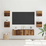 Set mobile TV 6 pcs Legno vecchio Legno truciolato