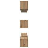 Set mobile TV 8 pcs Rovere artigianale Legno truciolato