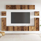 Unità TV 4 pcs Legno vecchio Legno truciolato