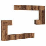 Unità TV 4 pcs Legno vecchio Legno truciolato