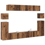 Unità TV 4 pcs Legno vecchio Legno truciolato