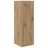 Mobile TV da Parete 4 pcs Rovere artigianale Legno truciolato