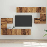 Unità TV 4 pcs Legno vecchio Legno truciolato