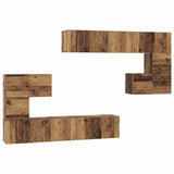 Unità TV 4 pcs Legno vecchio Legno truciolato
