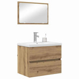 Set di mobili per il bagno 3 pcs Rovere artigianale