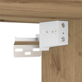 Set di mobili per il bagno 2 pcs Rovere Artigiano e Bianco