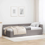 Cornice del letto ad angolo Talpa 80 cm x 200 cm Tessuto