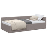 Cornice del letto ad angolo Talpa 80 cm x 200 cm Tessuto