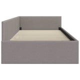 Cornice del letto ad angolo Talpa 80 cm x 200 cm Tessuto