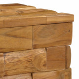 Sgabello per Riporre Marrone 40 x 40 x 45 cm