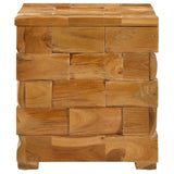 Sgabello per Riporre Marrone 40 x 40 x 45 cm
