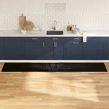 Tappeto da Cucina Nero 300 x 60 cm Velluto