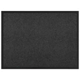 Tappetino Antracite 60 x 40 x 1.2 cm Tessuto Teddy