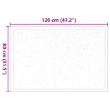 Tappetino Antracite 60 x 40 x 1.2 cm Tessuto Teddy