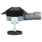 Scarico doccia 2-in-1 con sifone a 360 Nero 80 cm