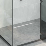 Scolascale per doccia a 360 con modello slim Argento 60 cm