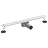 Scolascale per doccia a 360 con modello slim Argento 60 cm