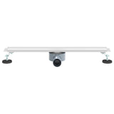 Scolascale per doccia a 360 con modello slim Argento 60 cm