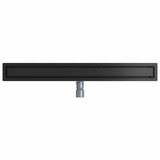 Scarico doccia 2-in-1 con sifone a 360 Nero 90 cm