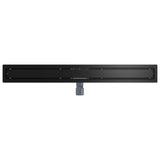 Drenaggio doccia 2 in 1 Nero 100 cm Acciaio Inox 304